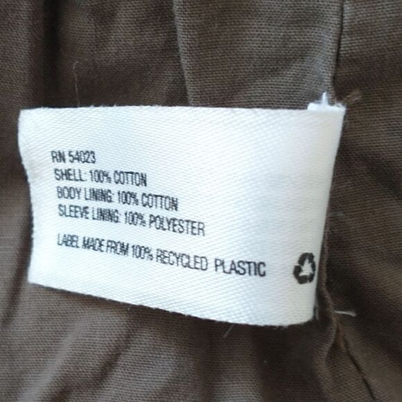 Y2K GAP Womens Army Jacket XS Chore Utility Military Barn Khaki Grunge Field - Picture 12 of 16